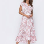 Belted Dress with a Print