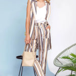 Comfortable striped suit