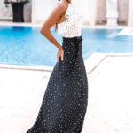 Dress in polka dot print