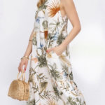 Tropical Midi Dress